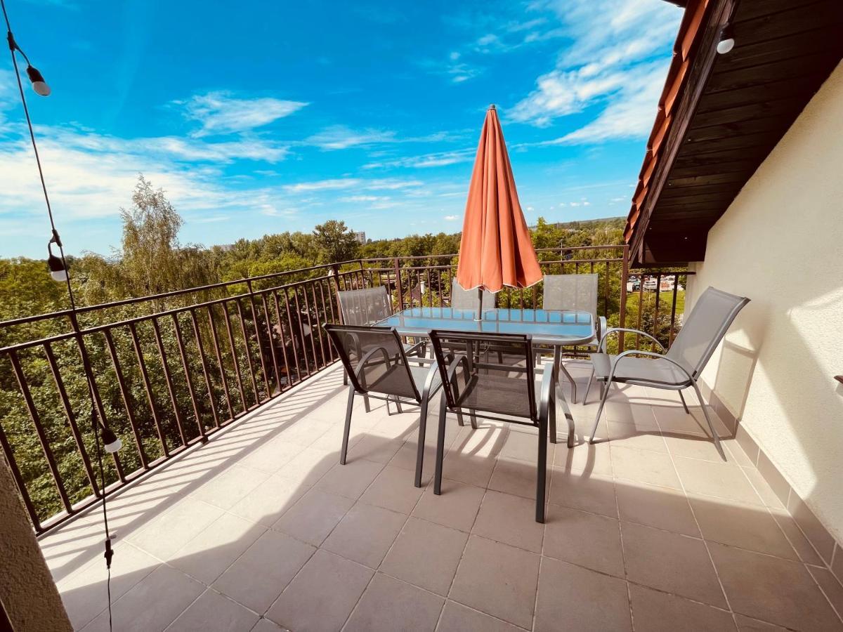 Apartamenty Ktw Penthouse Z Tarasem Katowice Kültér fotó